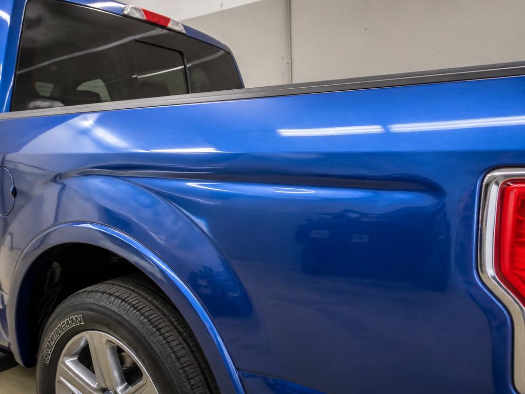 Ford F-150 — bed side — before repair