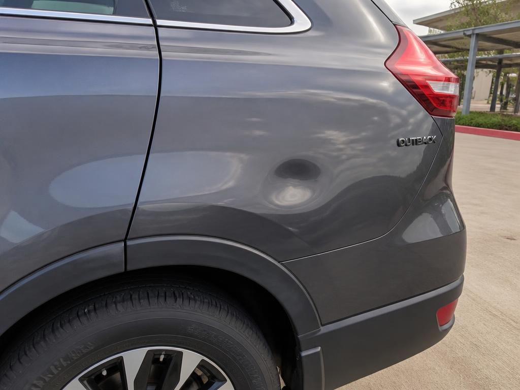 Subaru Outback — rear quarter — before repair