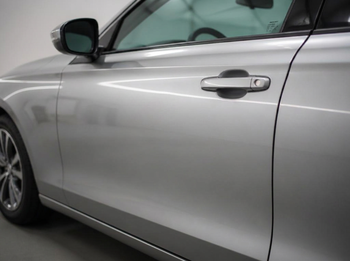 Honda Accord — driver's door — after paintless dent repair