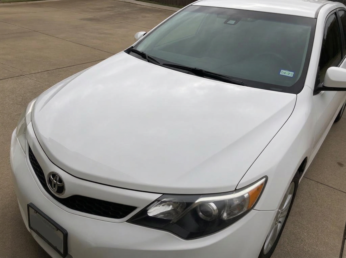 Toyota Camry — hood & roof — after paintless dent repair
