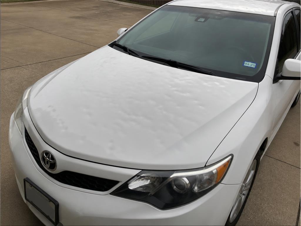 Toyota Camry — hood & roof — before repair